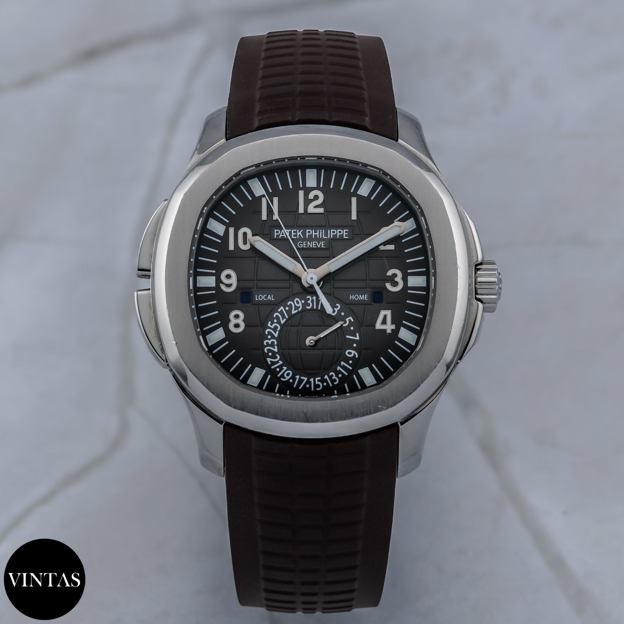 Patek Philippe Aquanaut Travel Time 5164A 001 Full Set VINTAS