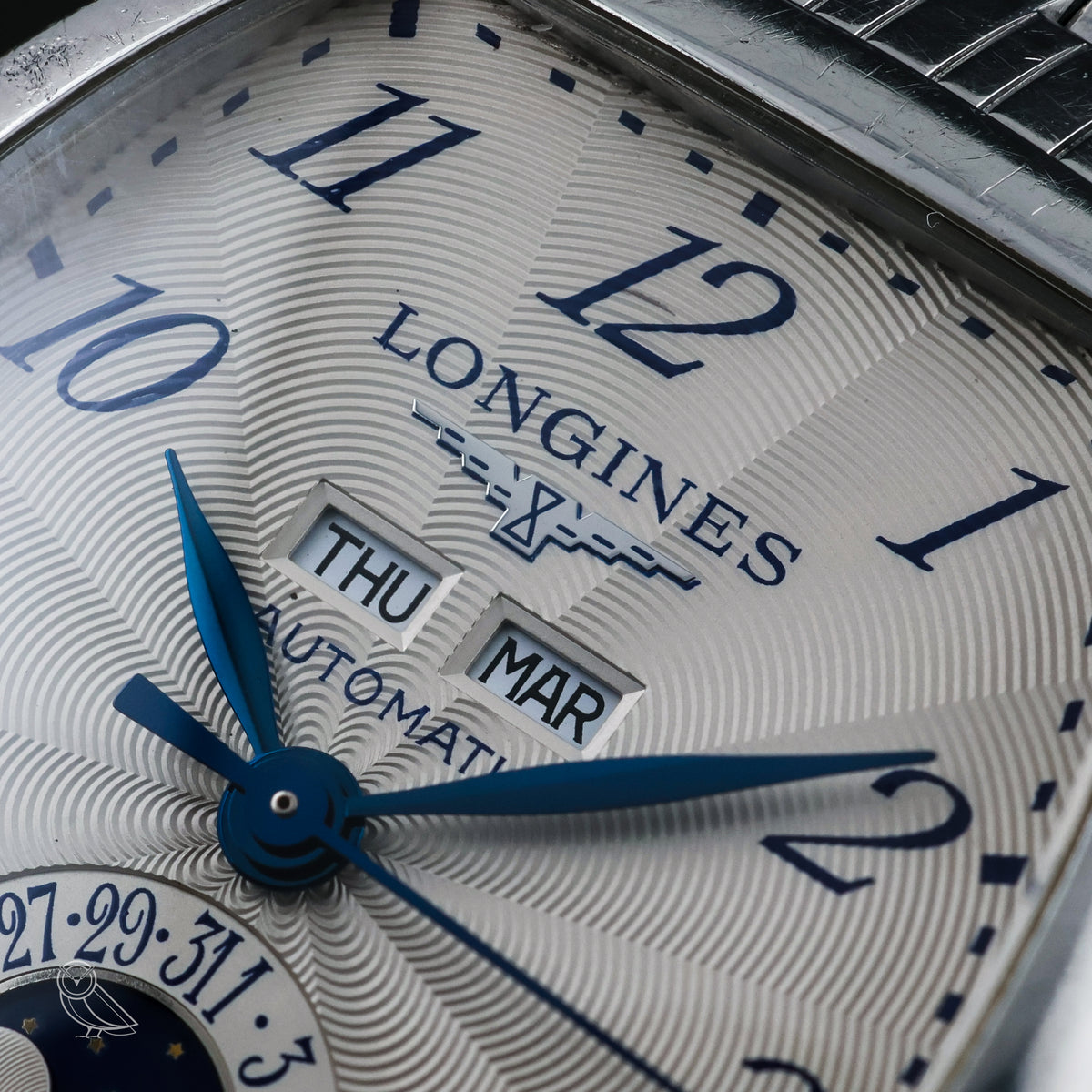 Viintaas R Ii Longines Evidenza L2.671.4 Triple Date Moonphase Tonneau | VINTAS
