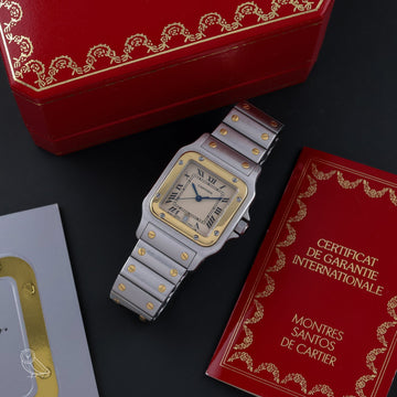 Cartier Santos Galbée 187901 Full Set - VINTAS