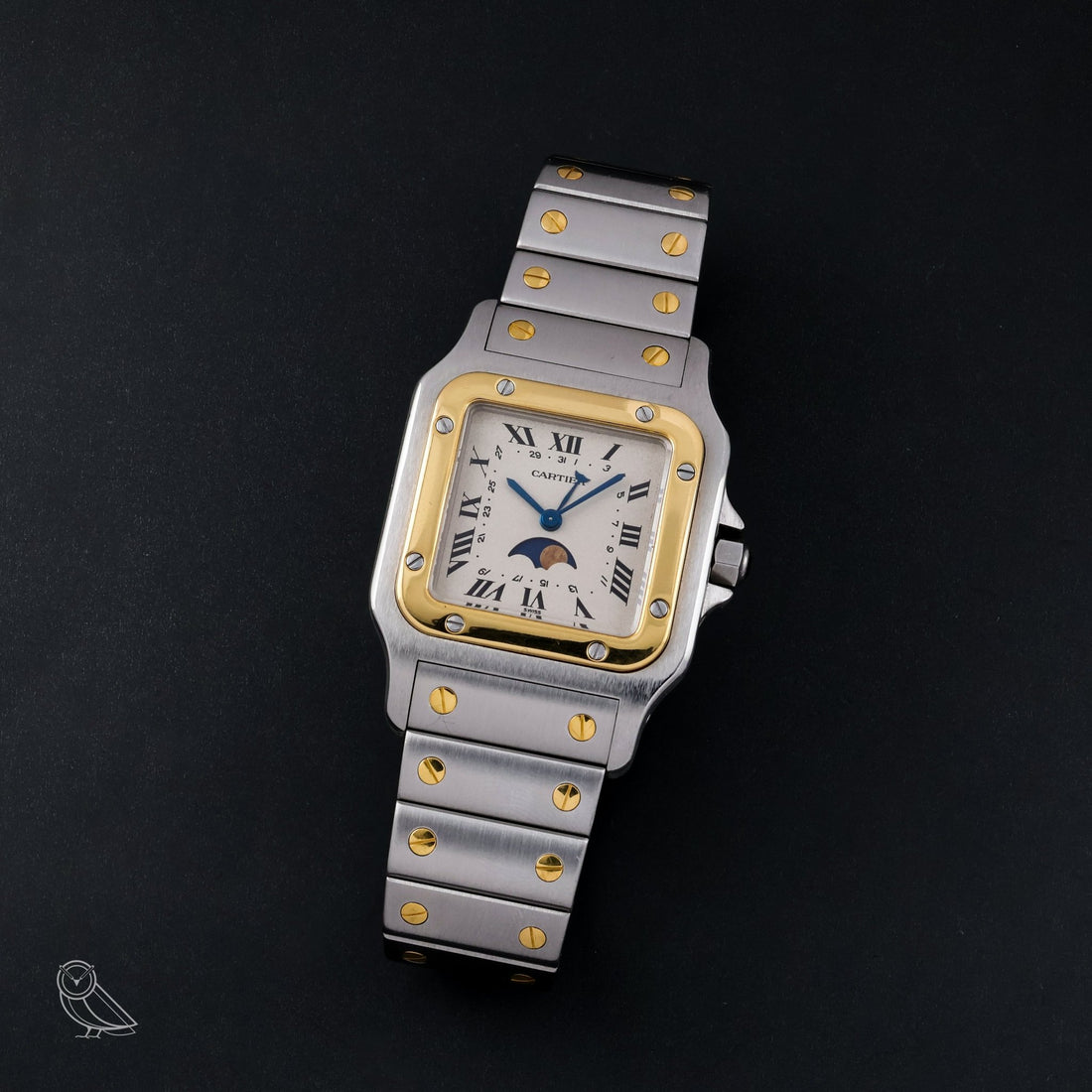 Cartier Santos Galbée Moonphase 119901 - VINTAS