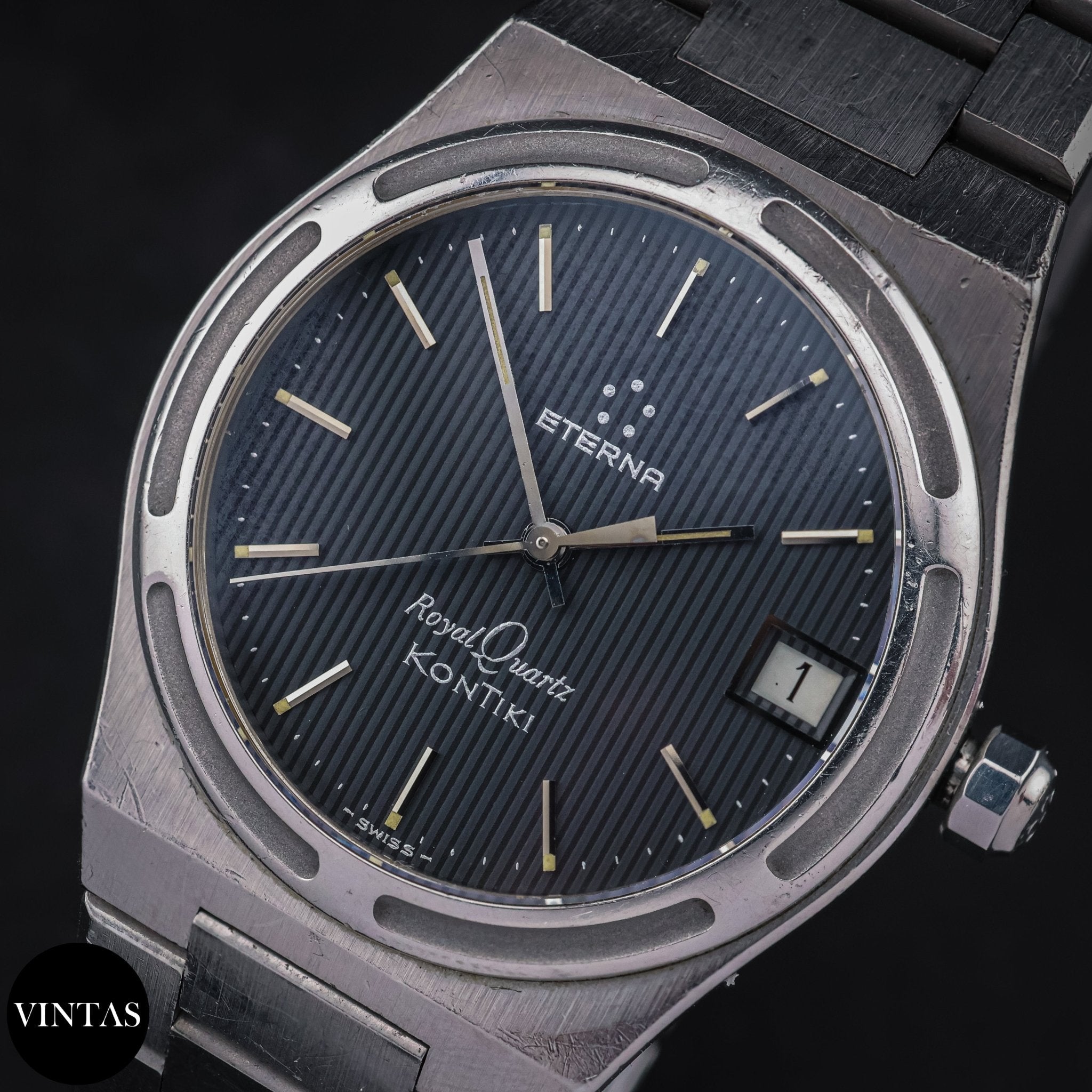 Eterna Royal Quartz Kontiki 729.1505.41 - Vintage 70s | VINTAS