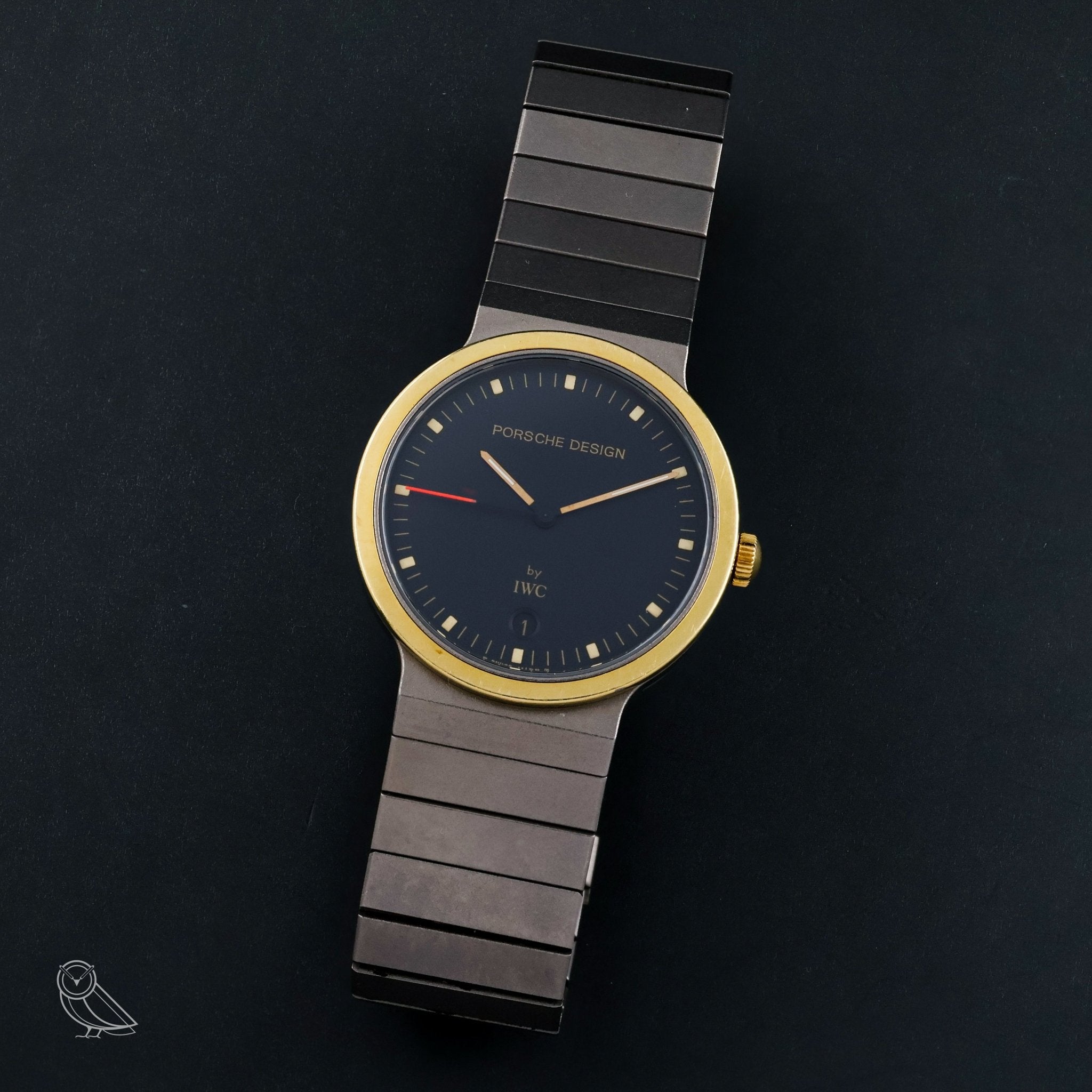 Viintaas R Ii IWC Porsche Design IW3335 Titan/Gold Quarz Datum | VINTAS
