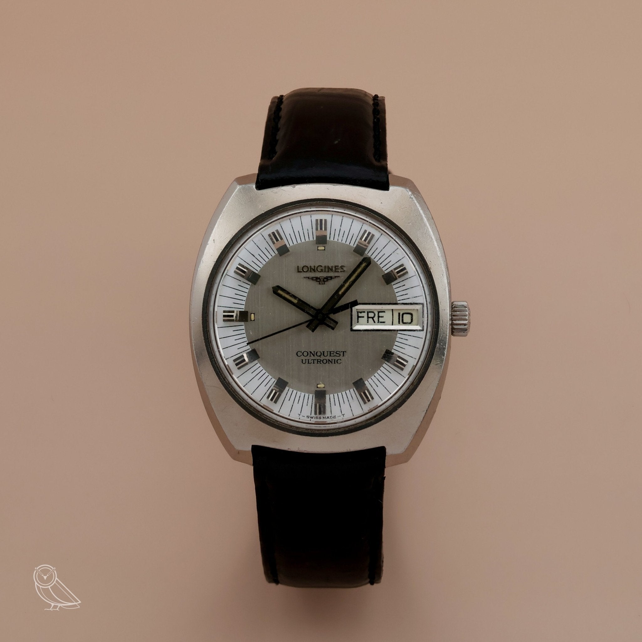 Viintaas R Ii Longines Conquest Ultronic 6332 | 37 mm Day-Date Tuning Fork | VINTAS