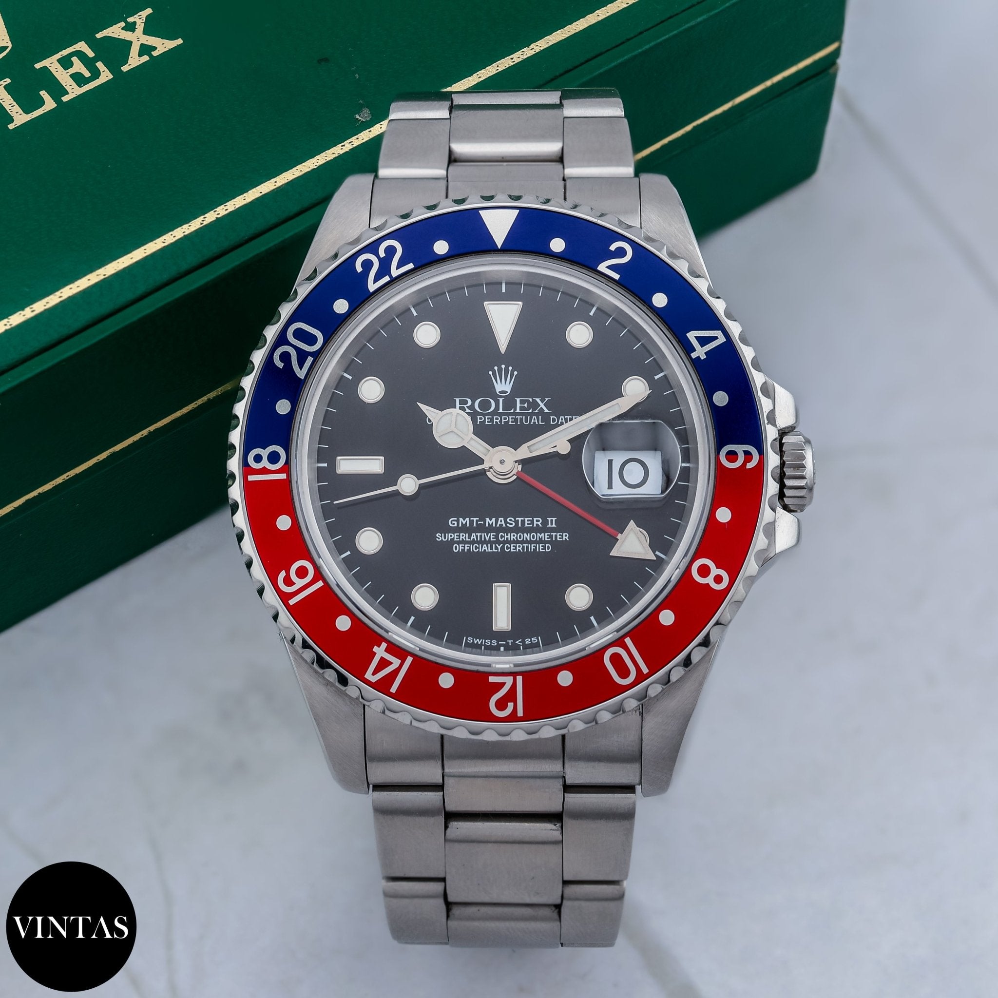 Rolex GMT - Master II "Pepsi" 16710 - VINTAS