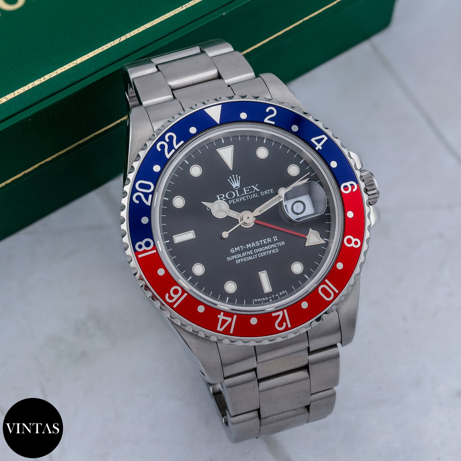 Rolex GMT - Master II "Pepsi" 16710 - VINTAS