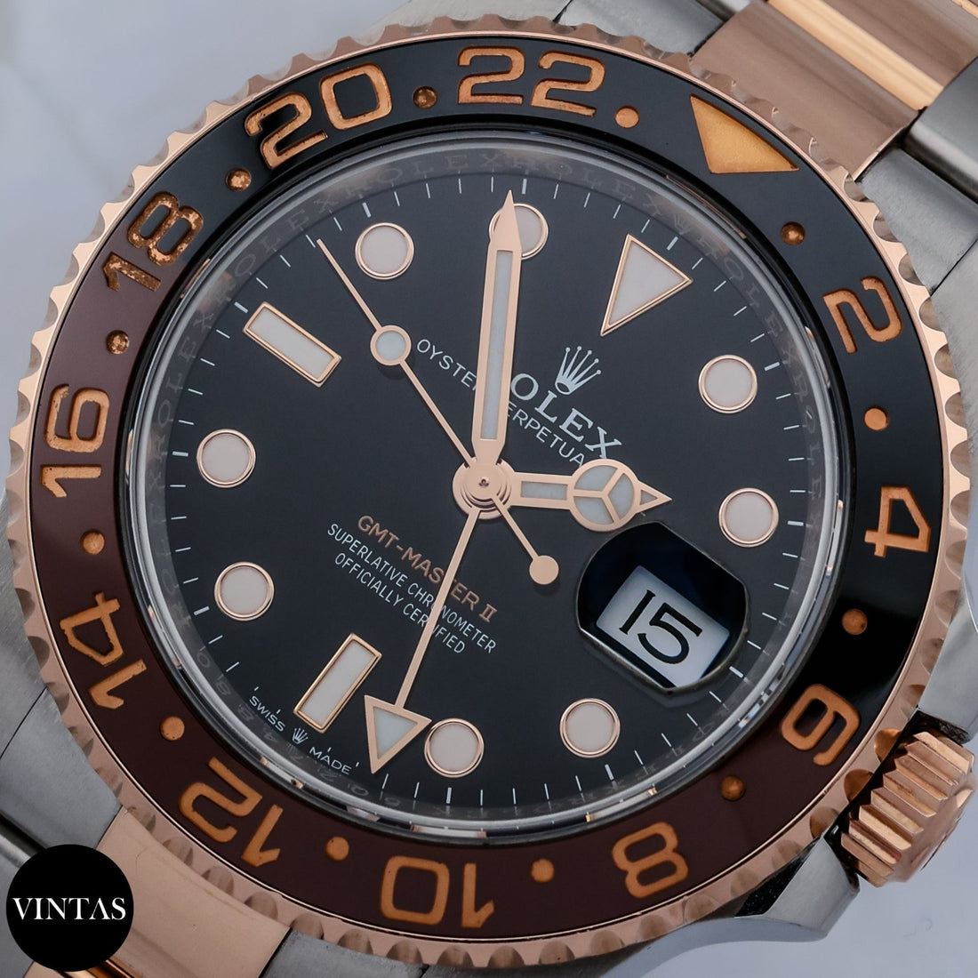 Rolex GMT - Master II "Root Beer" 126711CHNR - VINTAS