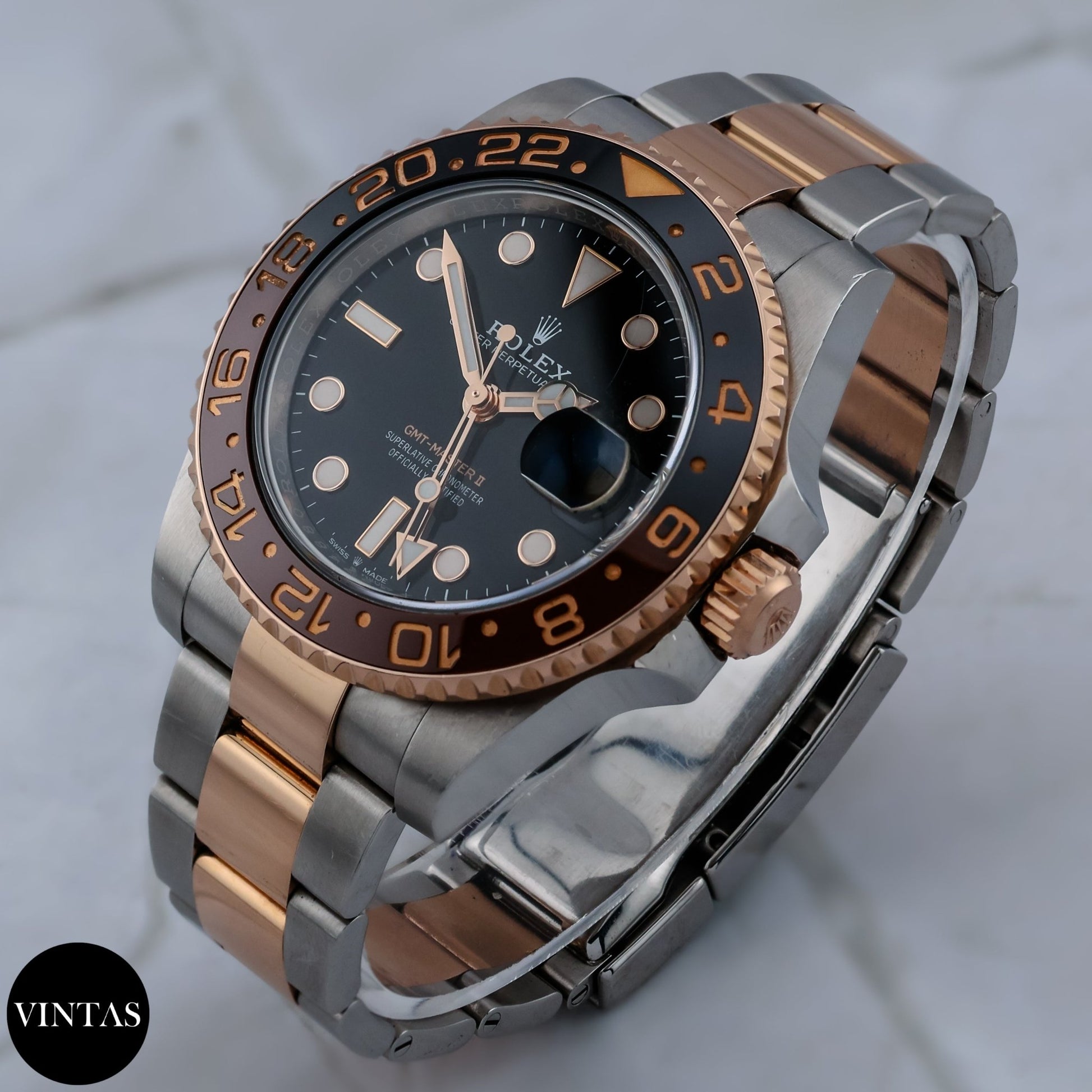 Rolex GMT - Master II "Root Beer" 126711CHNR - VINTAS