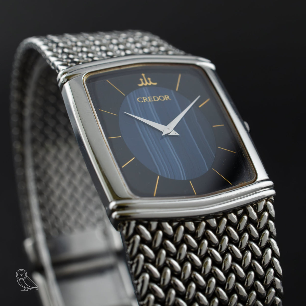 Seiko Credor blaues Achat-Zifferblatt - VINTAS