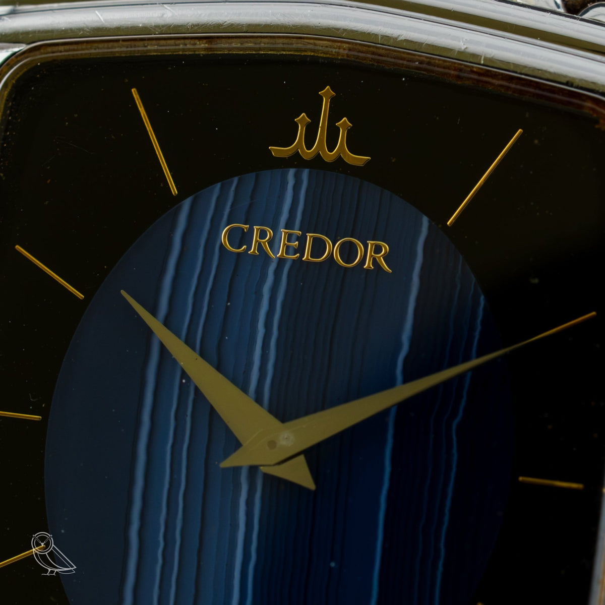 Seiko Credor blaues Achat-Zifferblatt - VINTAS