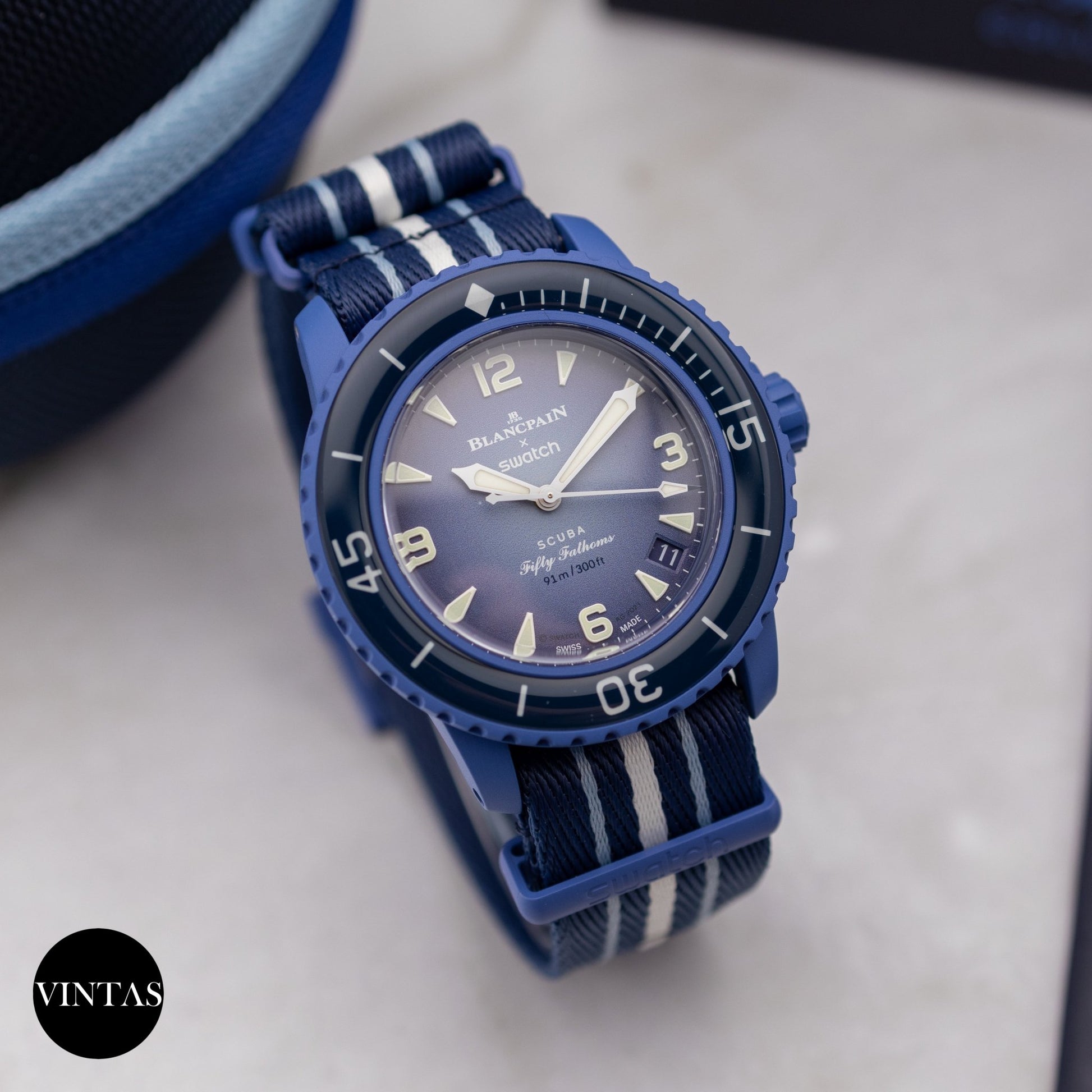 Swatch x Blancpain Scuba Fifthy Fathoms Atlantic Ocean - Vintas