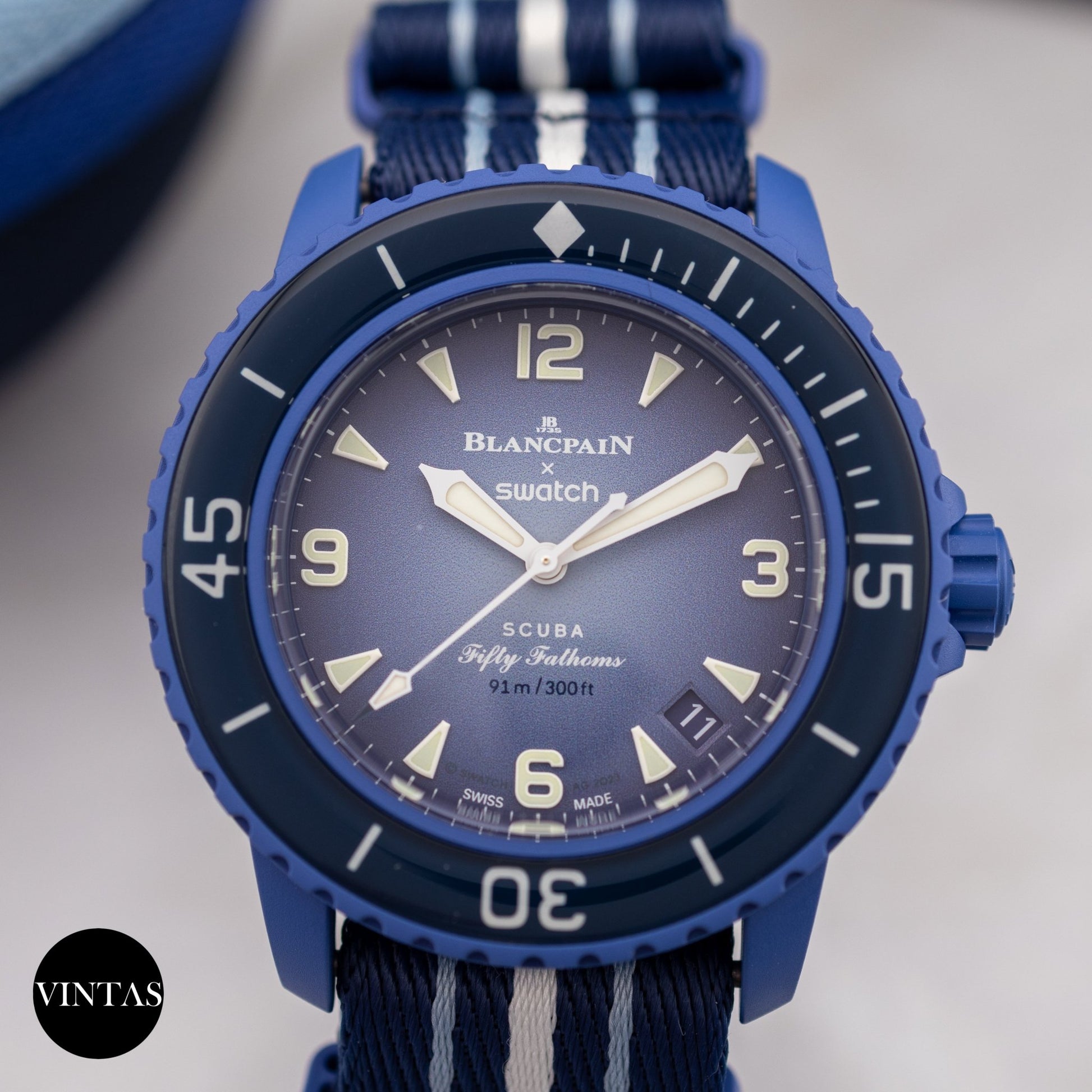 Swatch x Blancpain Scuba Fifthy Fathoms Atlantic Ocean - Vintas