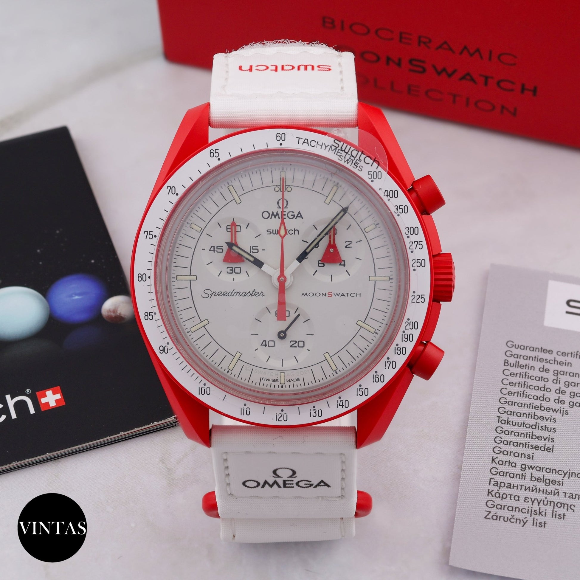 Swatch x Omega MoonSwatch Mission To Mars - Vintas