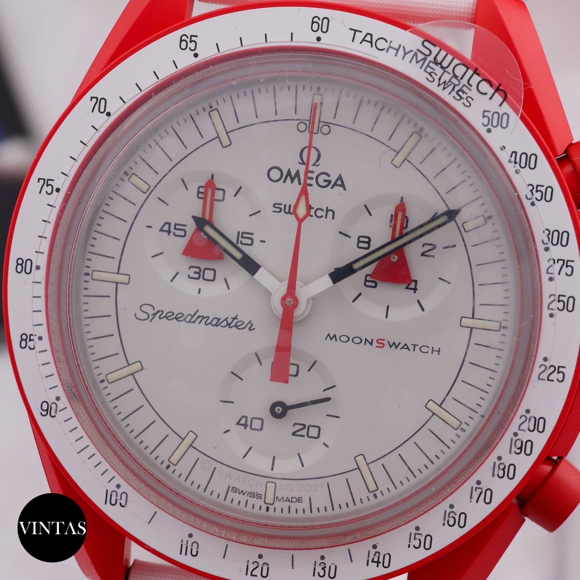 Swatch x Omega MoonSwatch Mission To Mars - Vintas