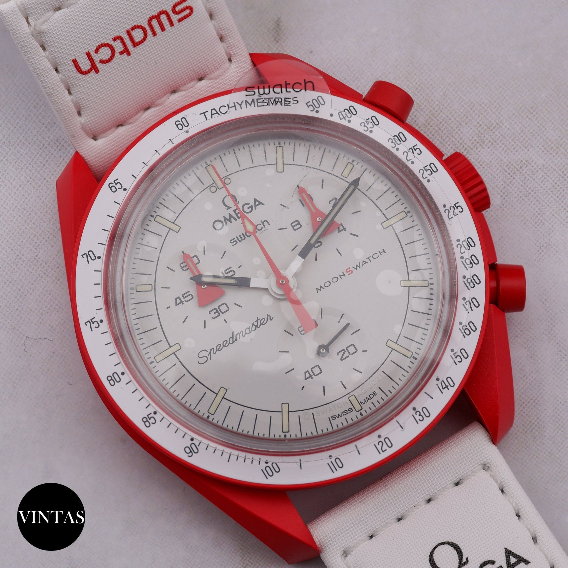 Swatch x Omega MoonSwatch Mission To Mars - Vintas