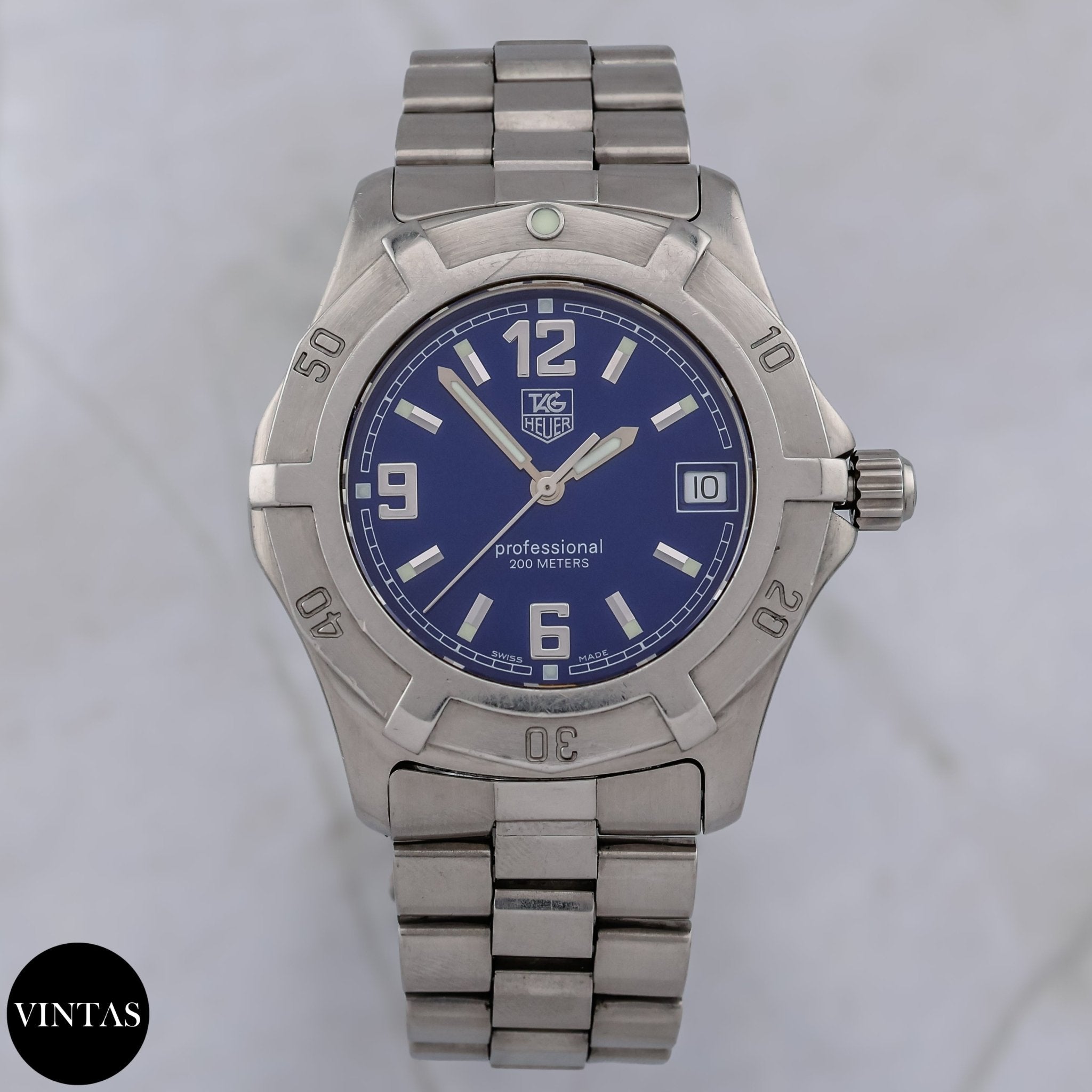 Tag Heuer Professional 2000 WN1112 1990s VINTAS