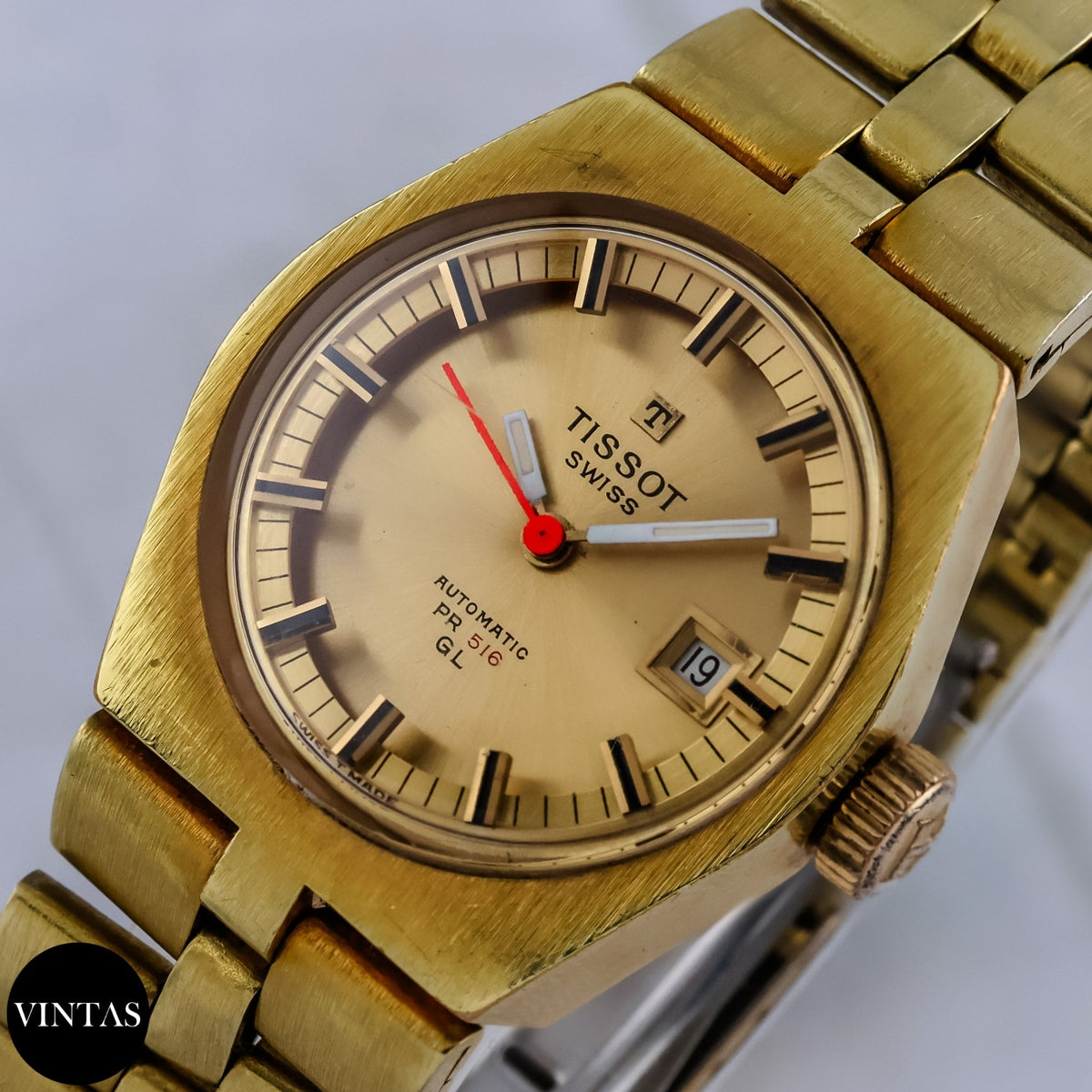 Viintaas R Ii Tissot PR 516 GL - Vintage 70s | VINTAS
